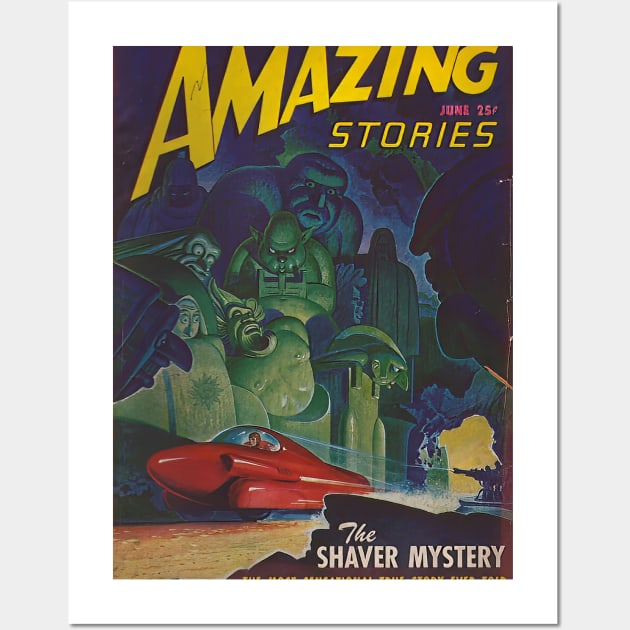 Shaver Mystery Cover Art Wall Art by The Convergence Enigma